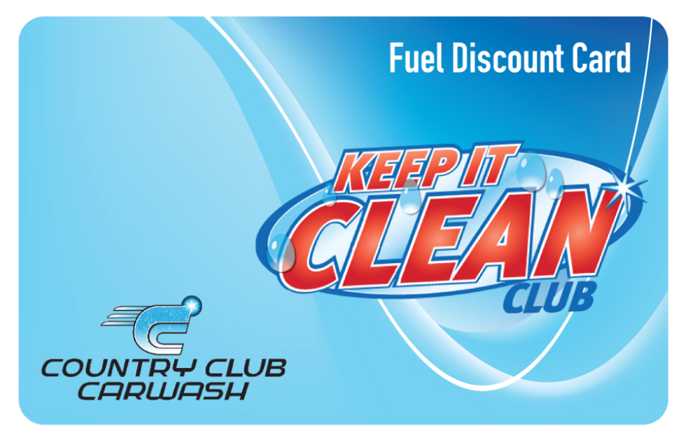 Fuel Discount Card Country Club Car Wash