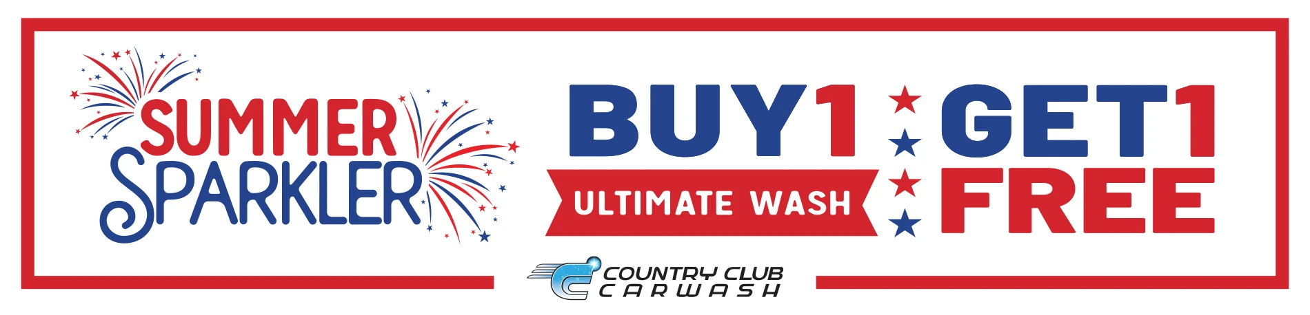 Summer Sparkler Sale - Buy 1 Ultimate Wash, Get 1 Free!
